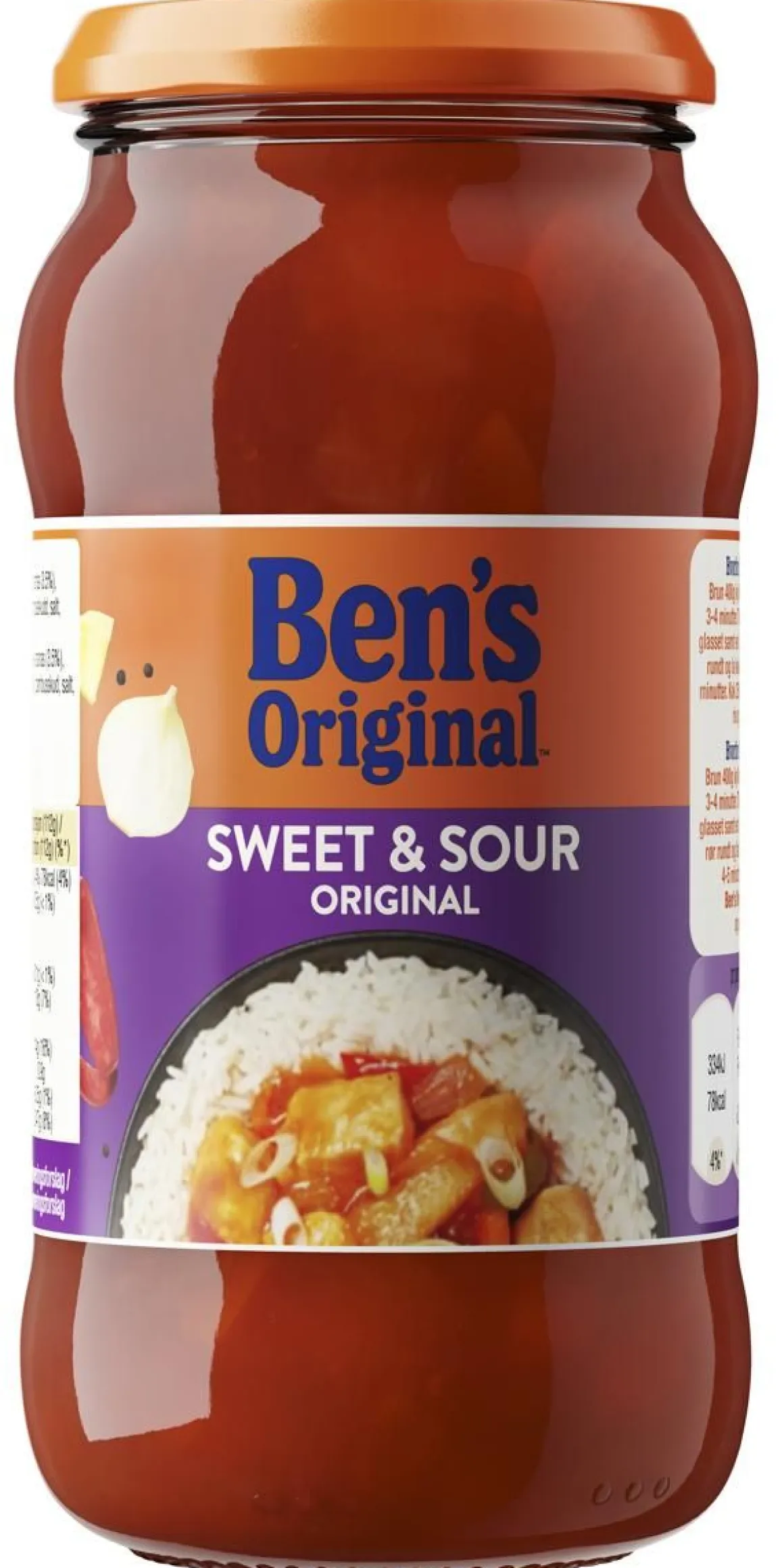 BEN'S ORIGINAL SWEET & SOUR ORIGINAL ATERIAKASTIKE 450 G