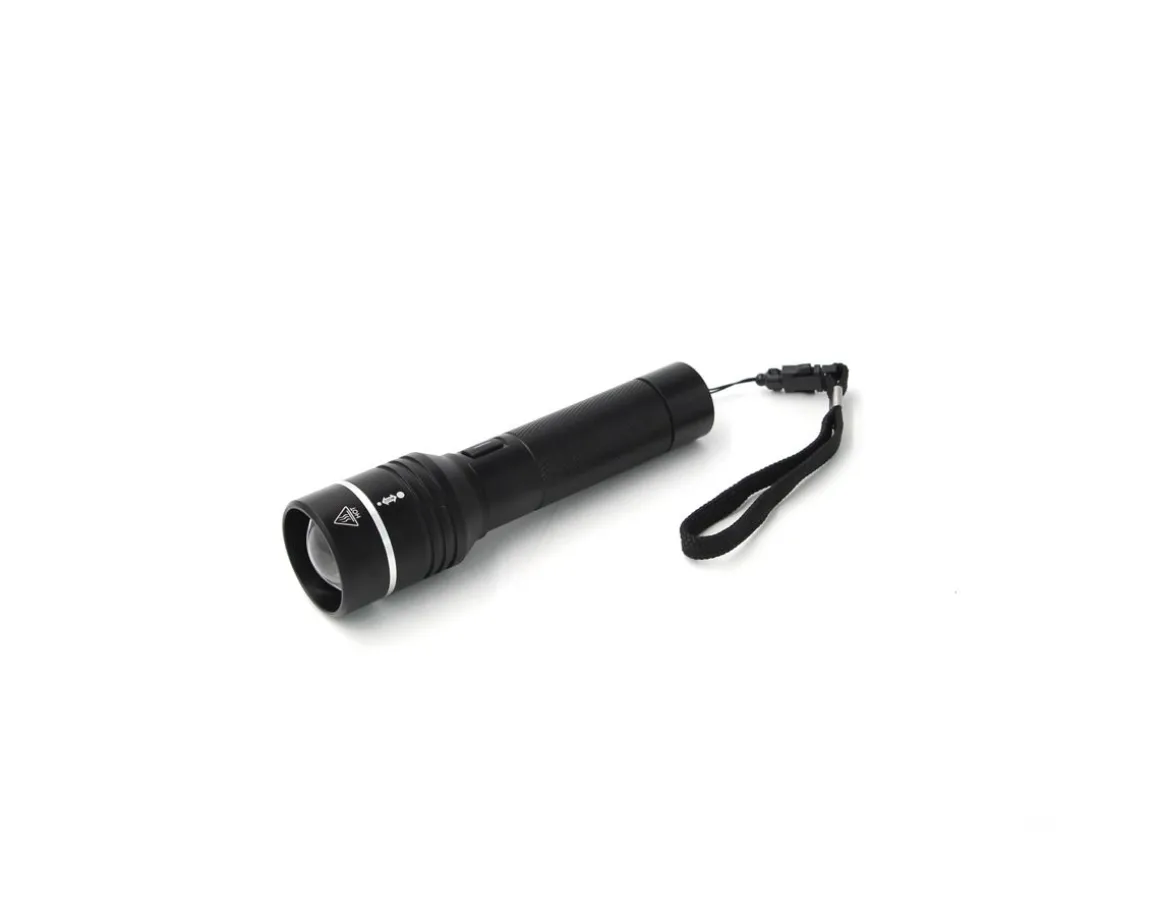 BERG TASKULAMPPU LADATTAVA 1300LM 30W WHITE LASER, FOCUS, ALUMIINI, 750M