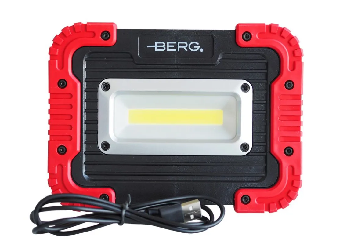 BERG TYÖVALO LADATTAVA 10W COB 1000LM