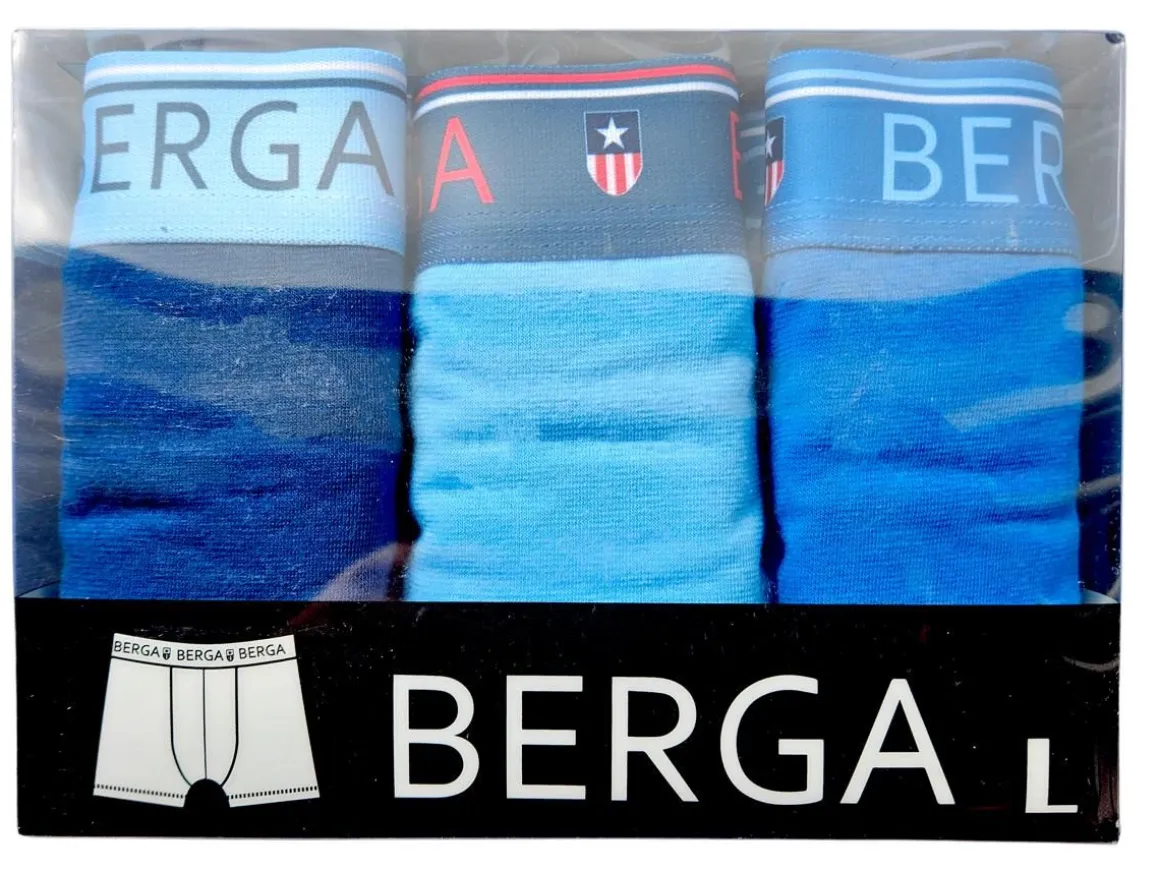 BERGA BOKSERIT 3-PACK XL SININEN