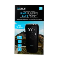 BERG ILMAPUMPPU AUTOMAATTINEN LADATTAVA 150PSI DIGITAALINÄYTTÖ