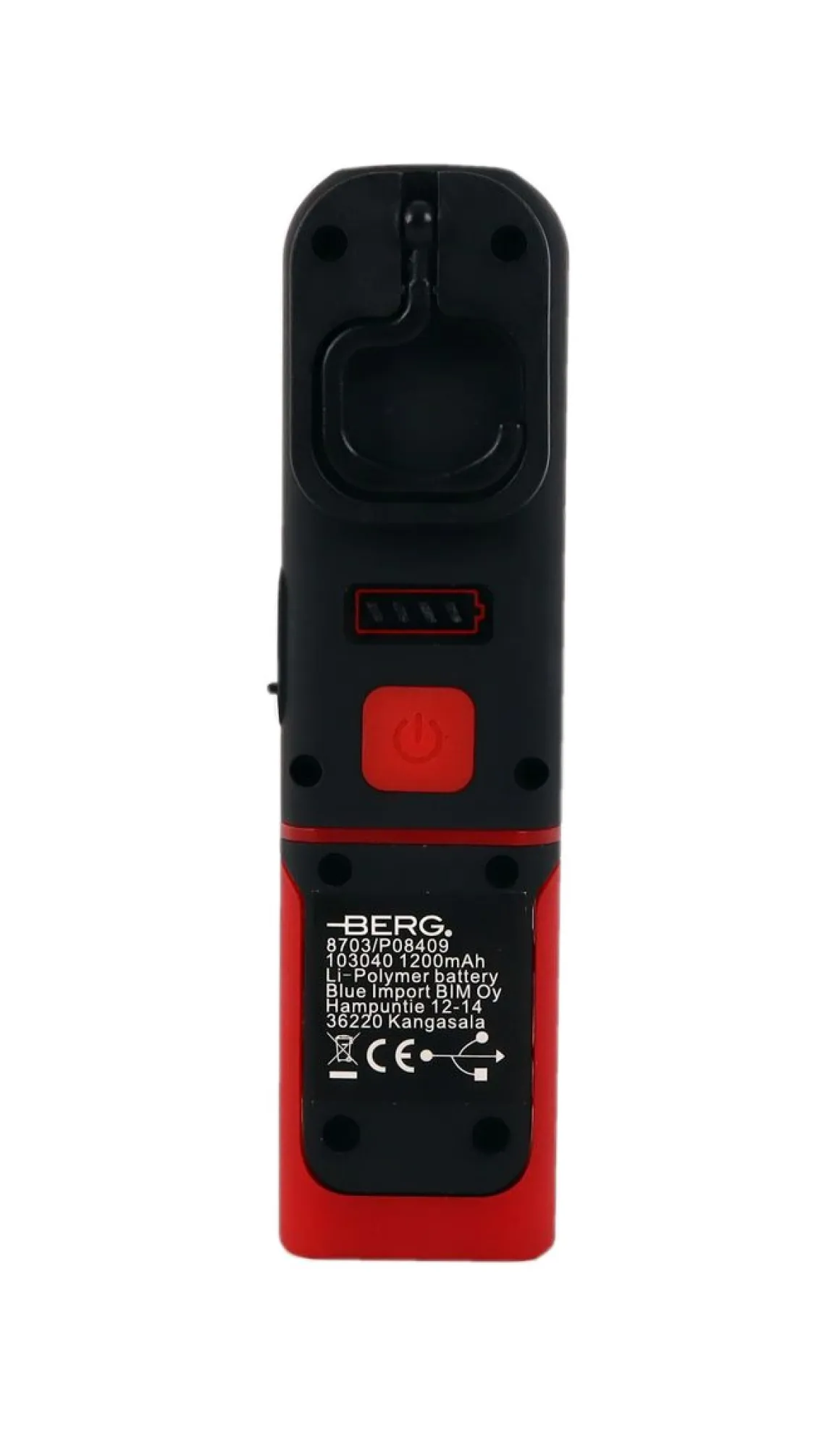 BERG KÄSIVALAISIN LADATTAVA COB LED 350 LM