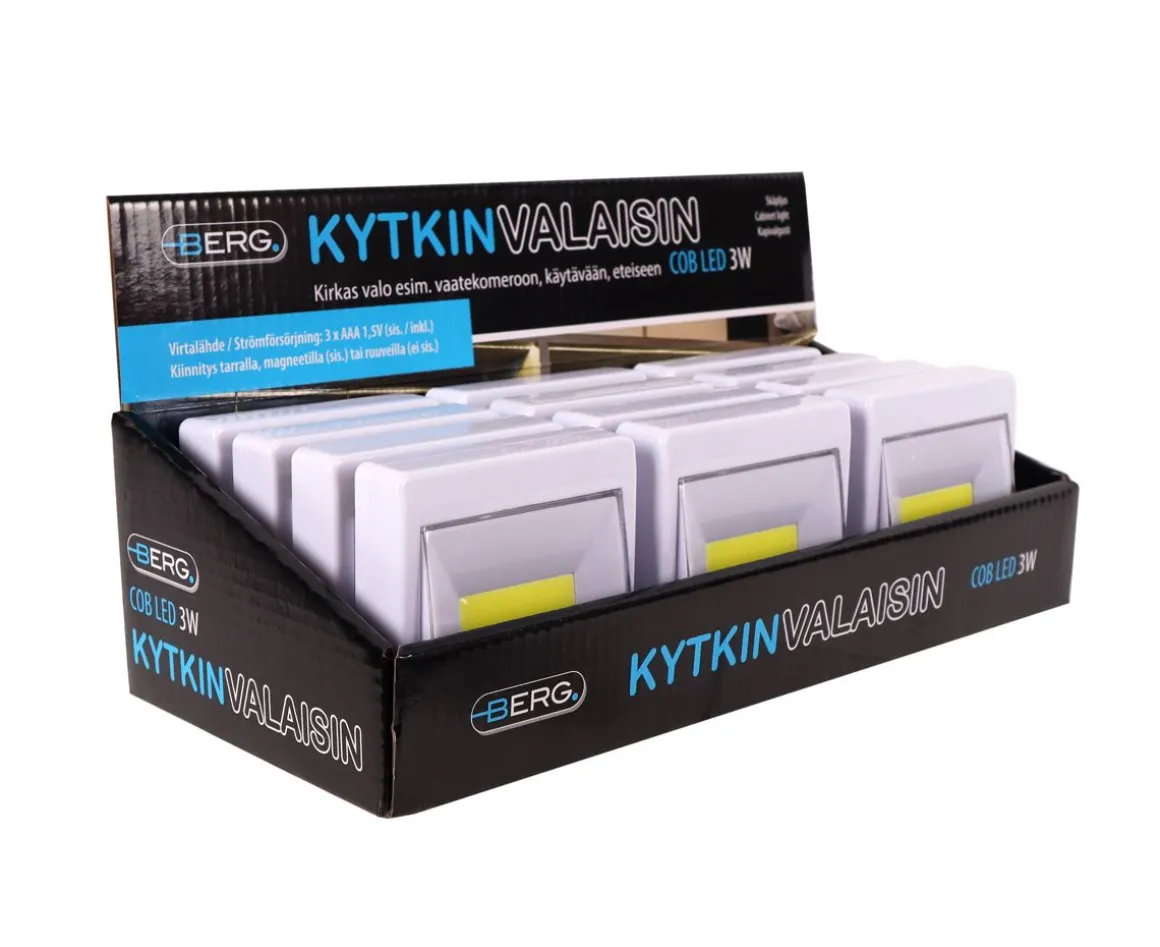 BERG KYTKINVALAISIN 3W COB LED