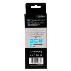 BERG LED-FILAMENTTIVALO LADATTAVA 100LM KARABIINILLA MUSTA
