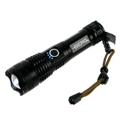 BERG TASKULAMPPU LADATTAVA P50 LED 800LM HYBRIDI, ALUMIINI, FOCUS