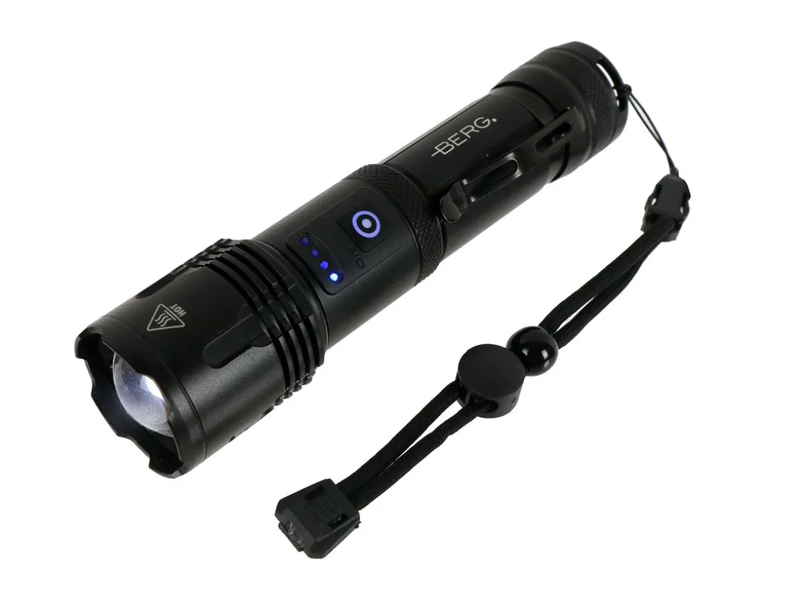 BERG TASKULAMPPU LADATTAVA XHP70 1500LM