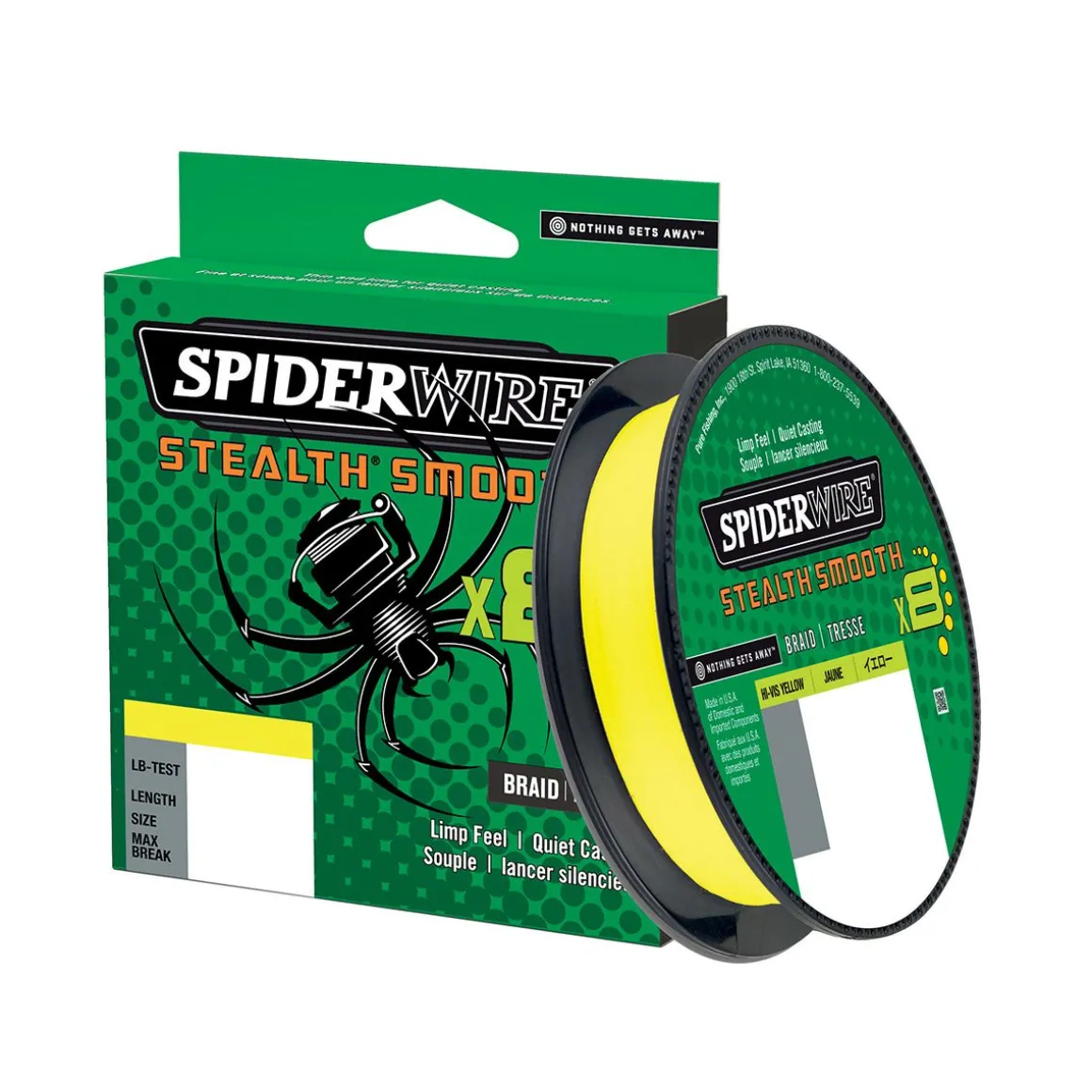 BERKLEY SMOOTH 8 KUITUSIIMA HI-VIS YELLOW .06MM 150M