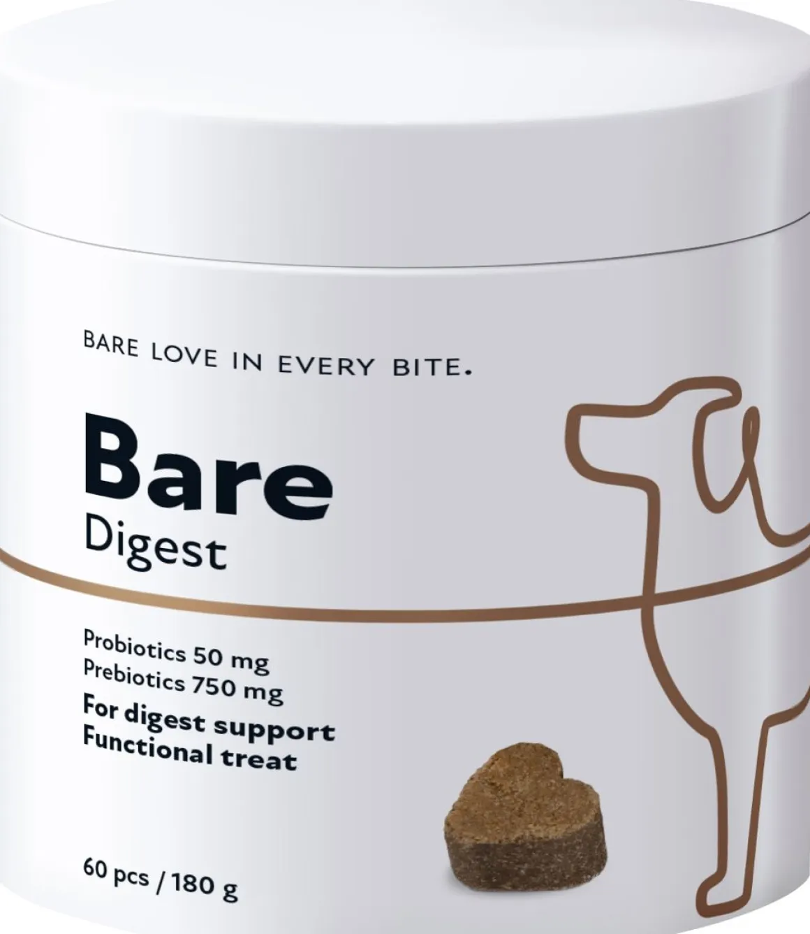 BEST FRIEND BARE DIGEST FUNKTIONAALINEN MAKUPALA 60KPL 180