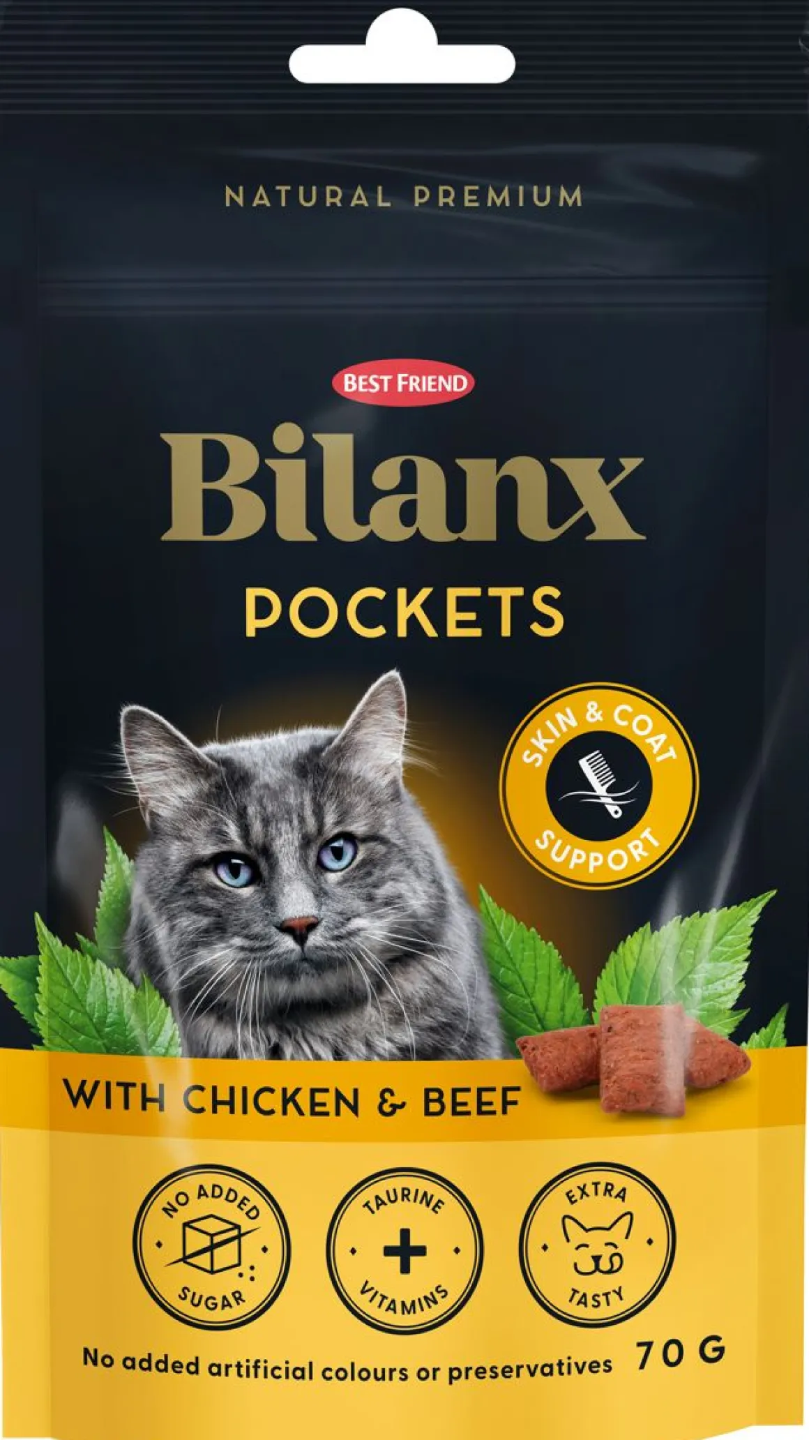 BEST FRIEND BILANX POCKETS HERKKU SKIN & COATS 70 G