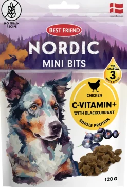 BEST FRIEND NORDIC MINI BITS C-VITAMIN+ 120 G