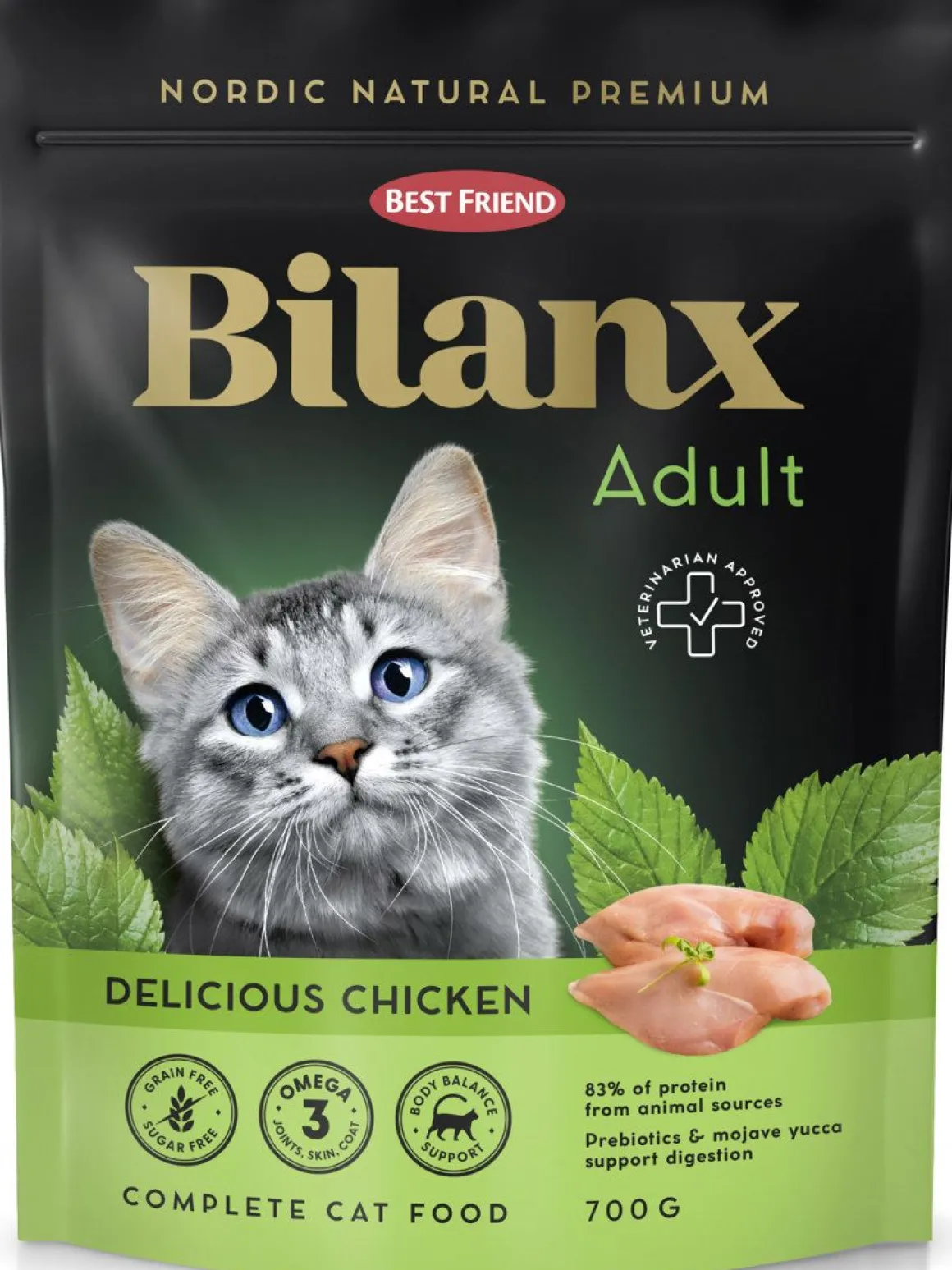 BEST FRIEND BILANX KISSAN TÄYSRAVINTO ADULT KANA 700 G