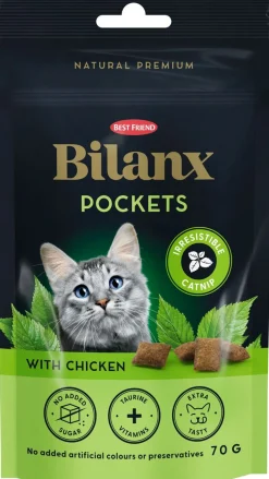 BEST FRIEND BILANX POCKETS HERKKU KISSANMINTTU 70 G