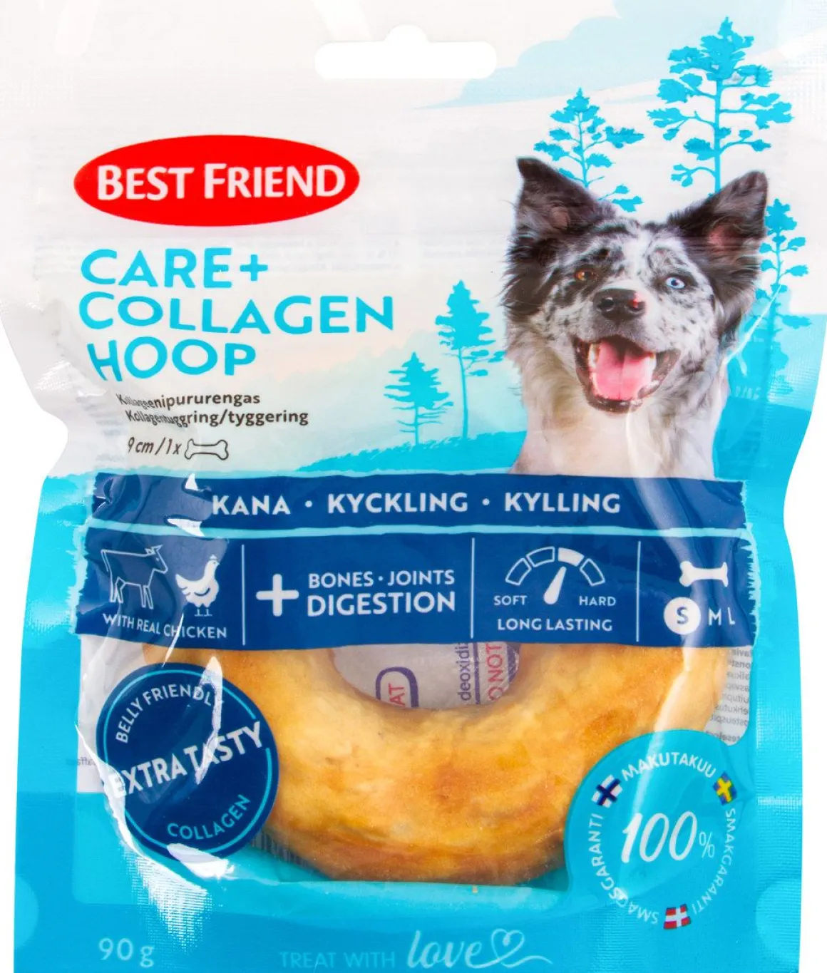 BEST FRIEND CARE+ KOLLAGEENIPURURENGAS KANA 9CM 1KPL