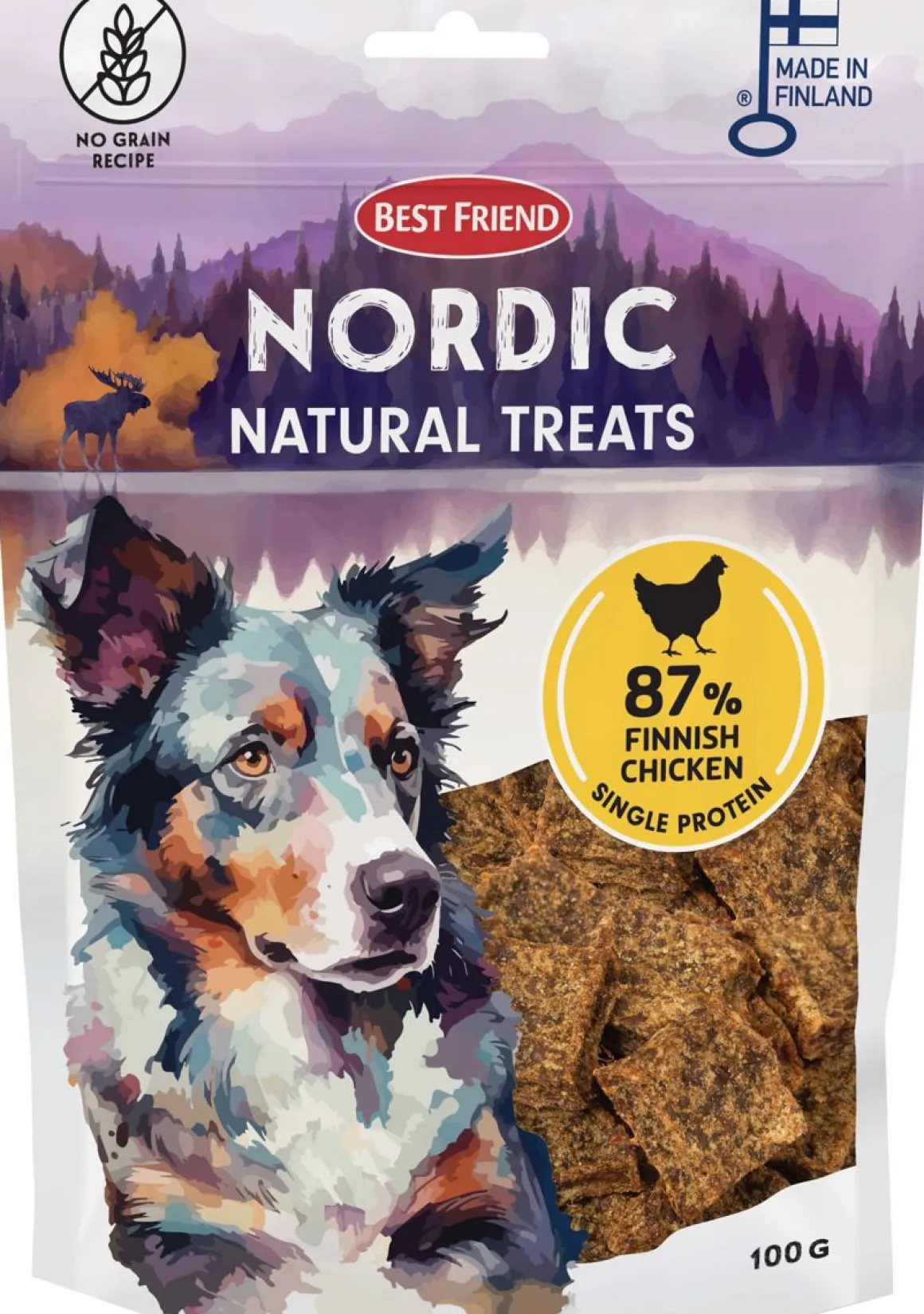 BEST FRIEND NORDIC NATURAL TREATS KANA 100 G