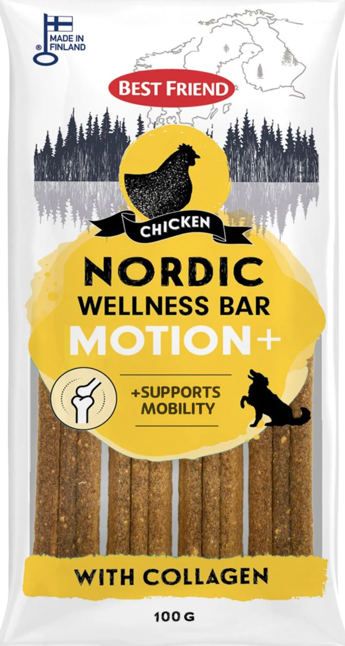 BEST FRIEND NORDIC WELLNESS BAR MOTION+ 100 G