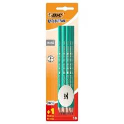 BIC LYIJYKYNÄ EVOLUTION HB 10KPL + PYYHEKUMI