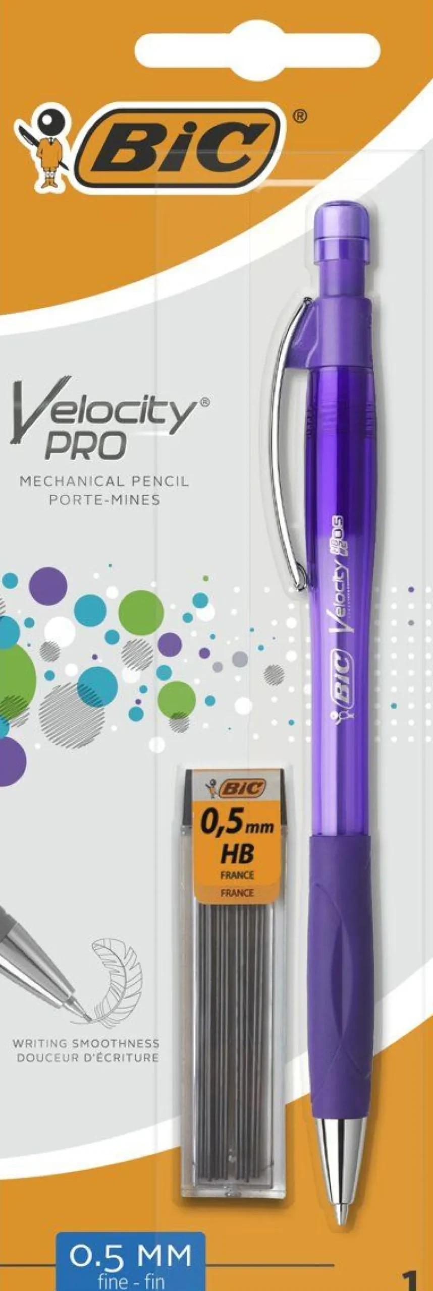 BIC LYIJYTÄYTEKYNÄ VELOCITY PRO 0,5MM + LYIJYT / BL1