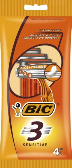 BIC 3 SENSITIVE VARSITERÄ 4 KPL 4 KPL
