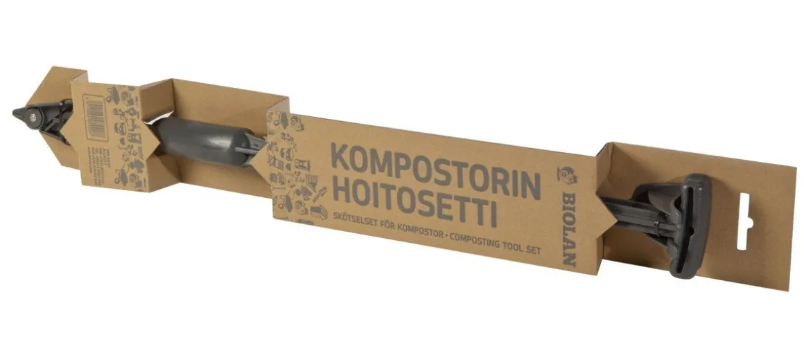 BIOLAN KOMPOSTORIN HOITOSETTI SIS. KOMPOSTIMÖYHENNIN, TYHJENNYS