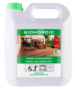 BIONORDIC TERASSI- JA KALUSTEPESUAAINE 4 L
