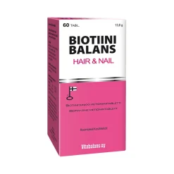 BIOTIINI BALANS HAIR & NAIL 60 KPL