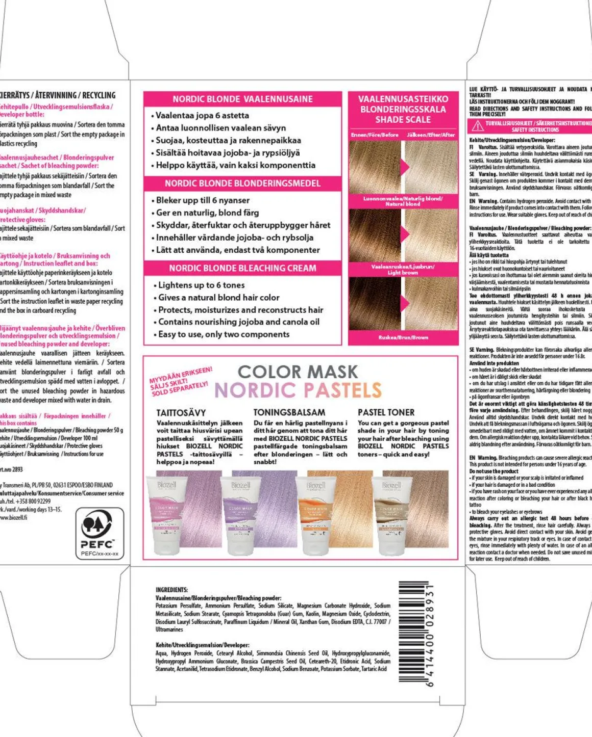 BIOZELL NORDIC BLONDE VAALENNUSAINE