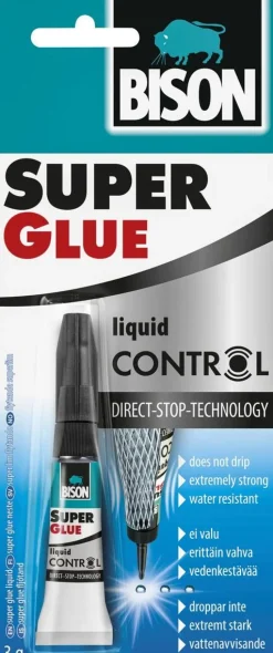 BISON SUPER GLUE CONTROL PIKALIIMA NESTEMÄINEN 3 G