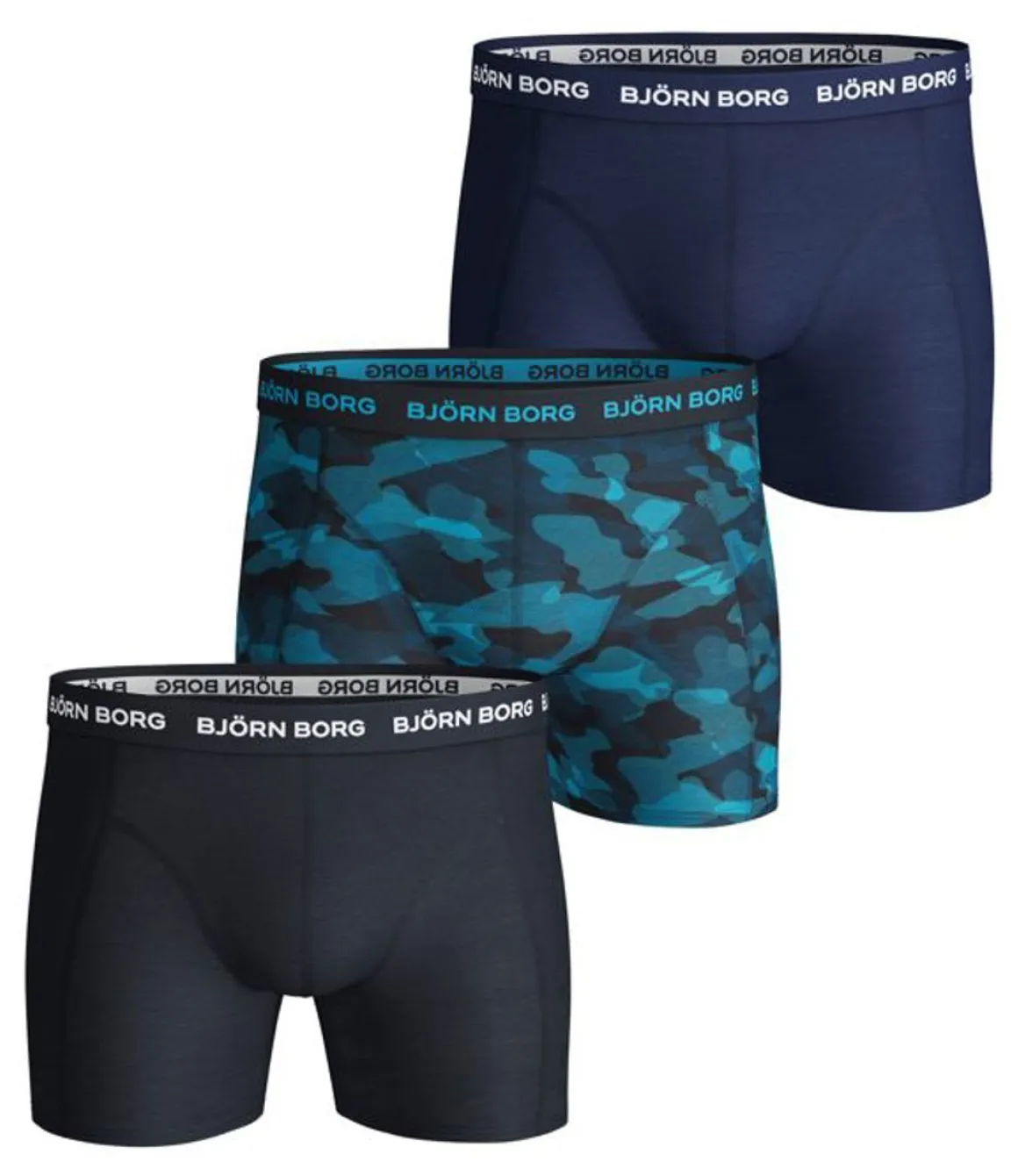 BJÖRN BORG M. BOKSERI 3-PACK SININEN-CAMO XL