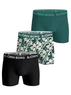 BJÖRN BORG POIKIEN BOKSERI 3-PACK VIHREÄ KIRJAVA 170