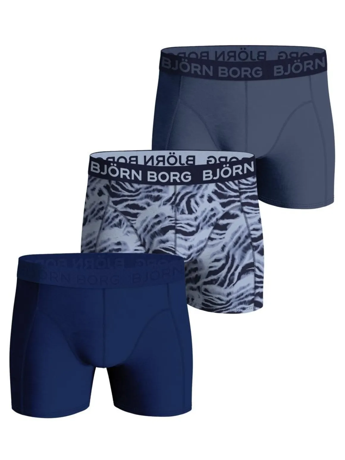 BJÖRN BORG POIKIEN BOKSERIT 3-PACK 122-128 SININEN