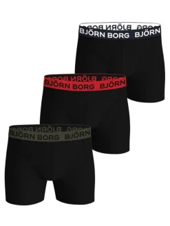 BJÖRN BORG BJÖRN BORG M. BOKSERI 3-PACK XXL MUSTA