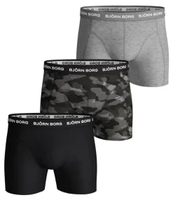 BJÖRN BORG M. BOKSERI 3-PACK HARMAA-CAMO L