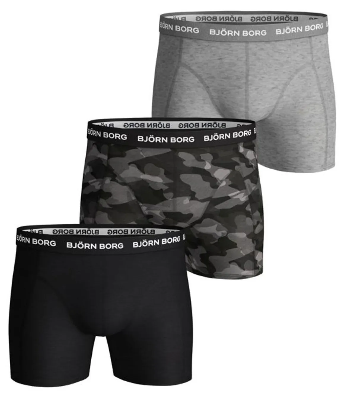 BJÖRN BORG M. BOKSERI 3-PACK HARMAA-CAMO XXL