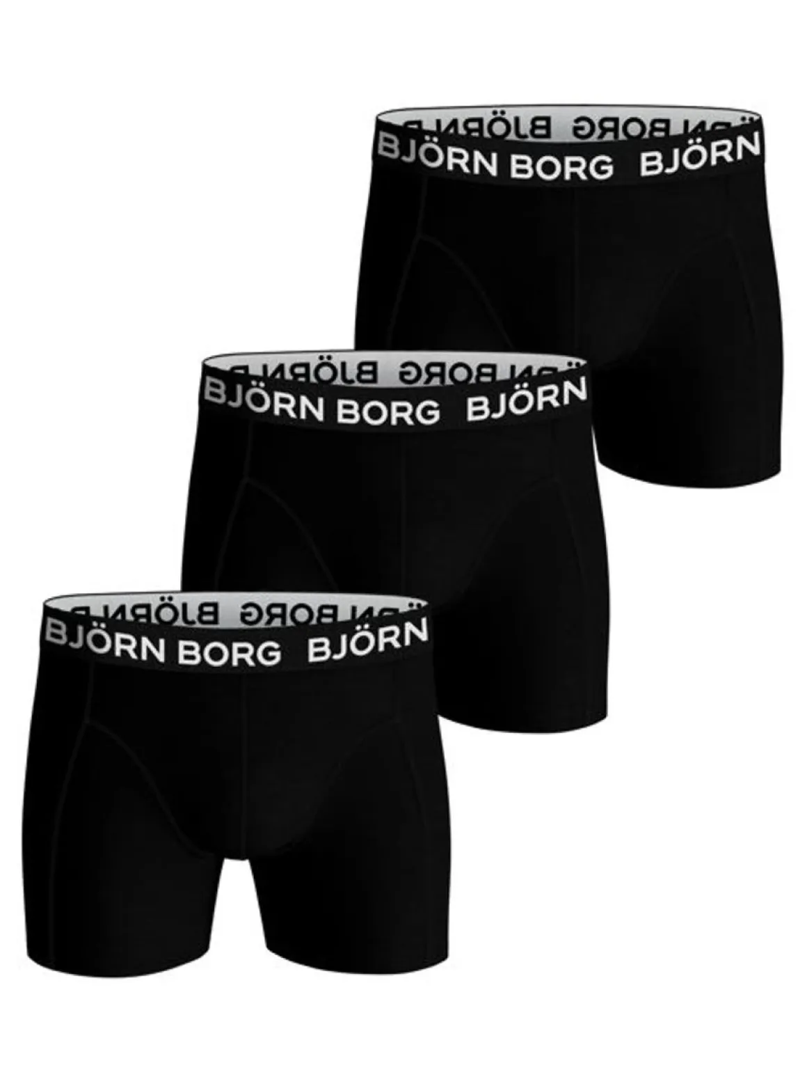 BJÖRN BORG M.BOKSERI 3-PACK MUSTA XXL