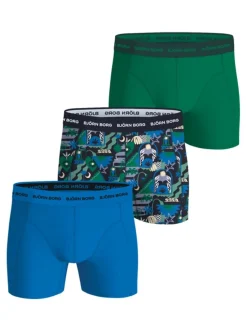 BJÖRN BORG M.BOKSERI 3-PACK SINI-VIHREÄ-KIRJAVA XL