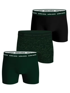 BJÖRN BORG M. BOKSERI 3-PACK XXL VIHREÄ/MUSTA