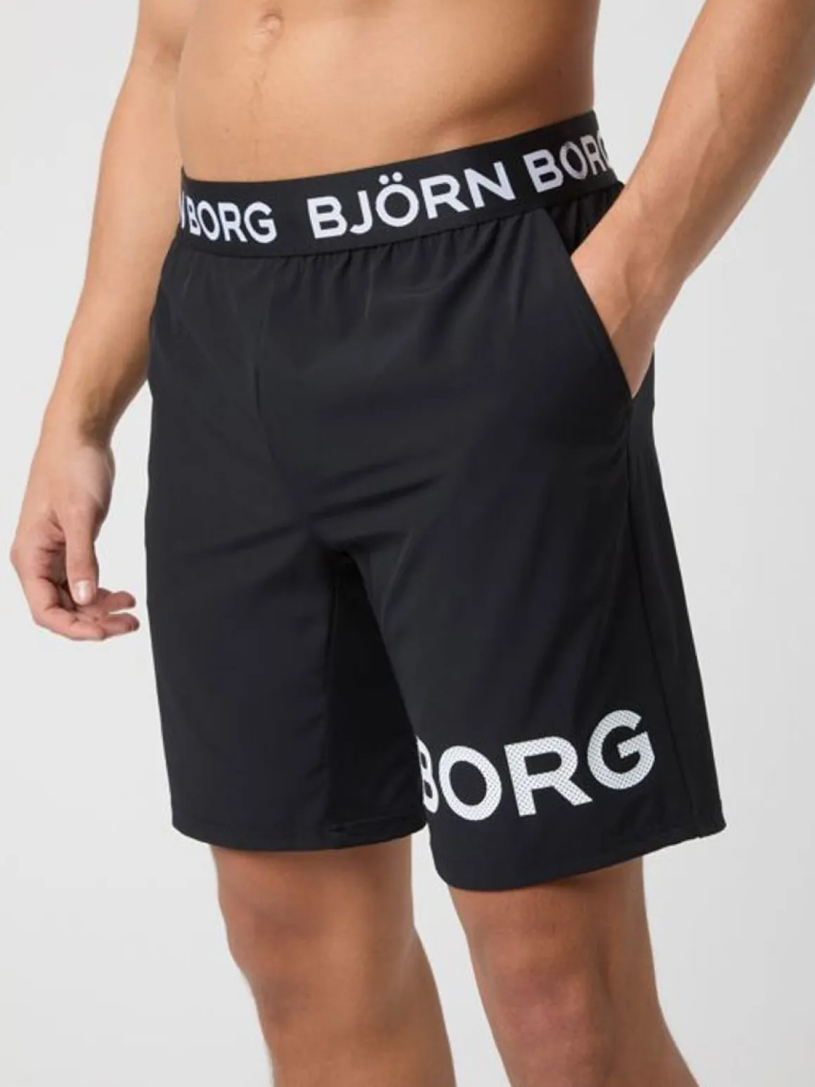 BJÖRN BORG MIESTEN TEKNISET SHORTSIT MUSTA S
