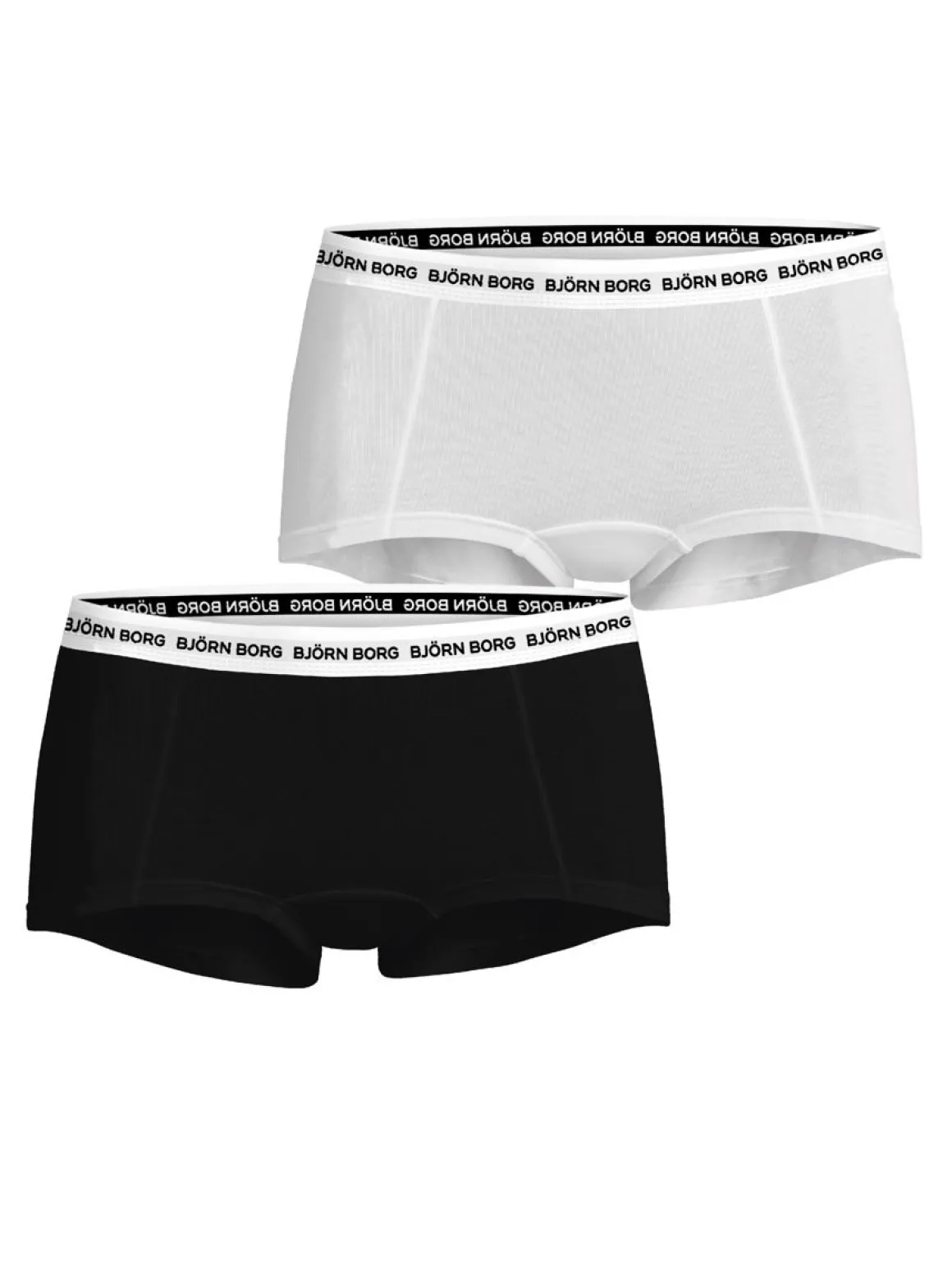 BJÖRN BORG NAISTEN ALUSHOUSUT CORE LOGO MINISHORTS 2-PACK M