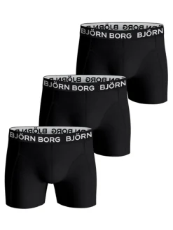 BJÖRN BORG POIKIEN BOKSERI 3-PACK MUSTA 134-140