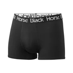 BLACK HORSE M BOKSERIT BAMBU MUSTA XL