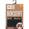 BLACK HORSE M BOKSERIT BAMBU MUSTA S