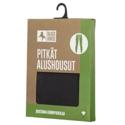 BLACK HORSE POIKIEN PITKÄT ALUSHOUSUT BASIC 110-116 PUUVILLA