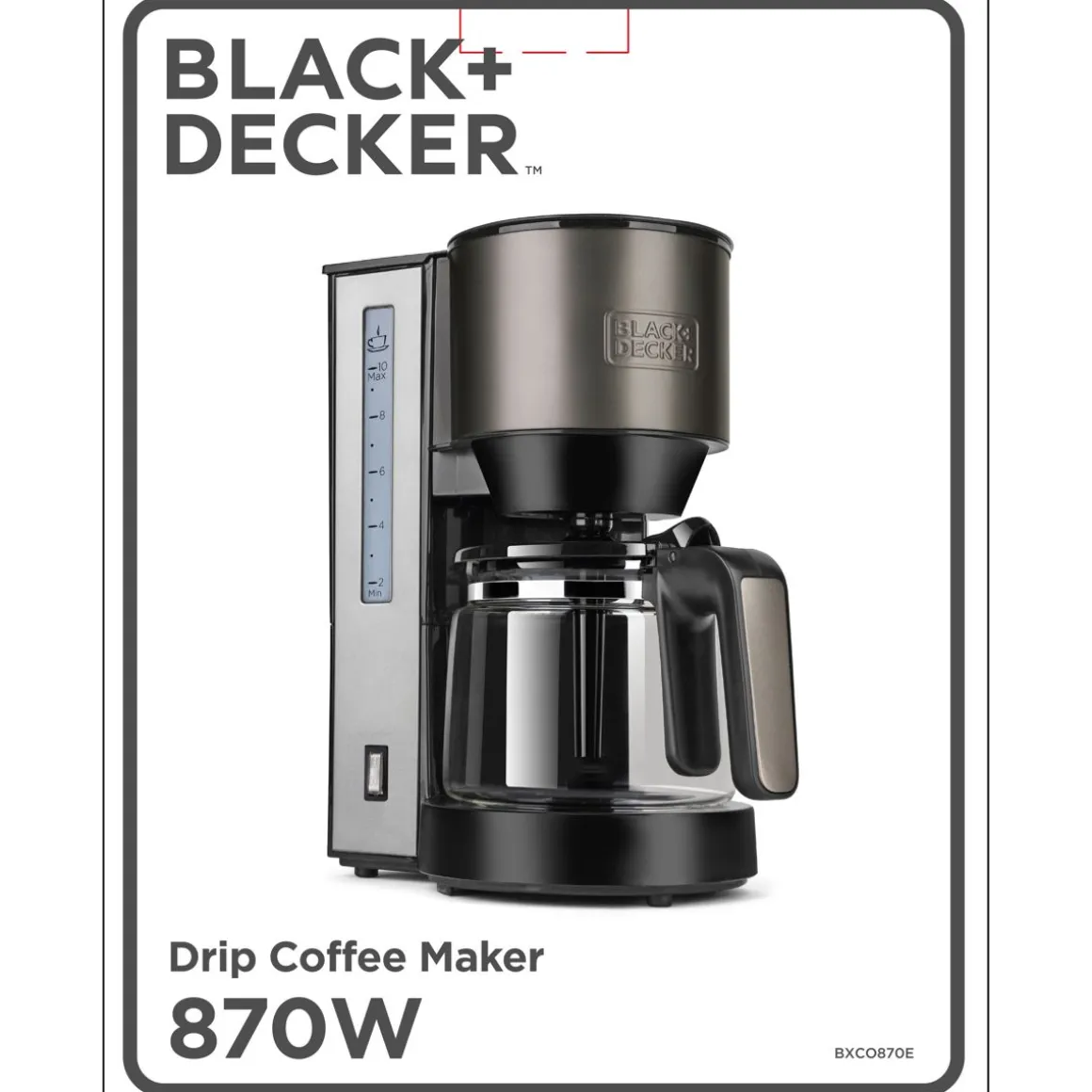 BLACK+DECKER KAHVINKEITIN 870W