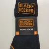 BLACK&DECKER TYÖSUKKA 3-PACK MUSTA 39/42