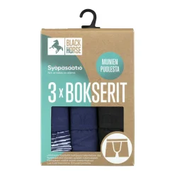 BLACK HORSE MIESTEN BOKSERIT 3-PACK BLUE AFTERGLOW S