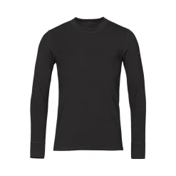 BLACK HORSE PITKÄHIHAINEN TENCEL-PAITA S MUSTA