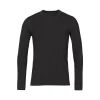 BLACK HORSE PITKÄHIHAINEN TENCEL-PAITA M MUSTA