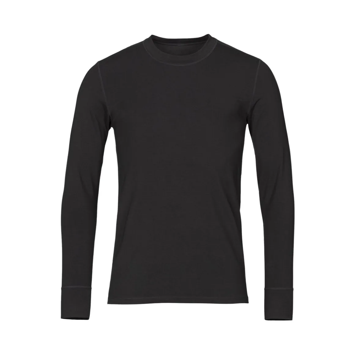 BLACK HORSE PITKÄHIHAINEN TENCEL-PAITA M MUSTA