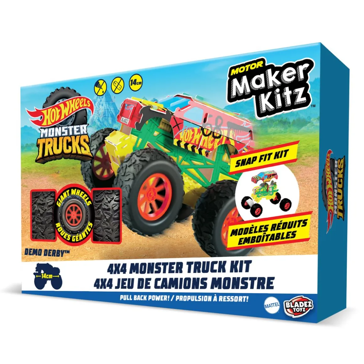 BLADEZ HOT WHEELS MOTOR MAKER KITZ MONSTERIAUTO ERILAISIA