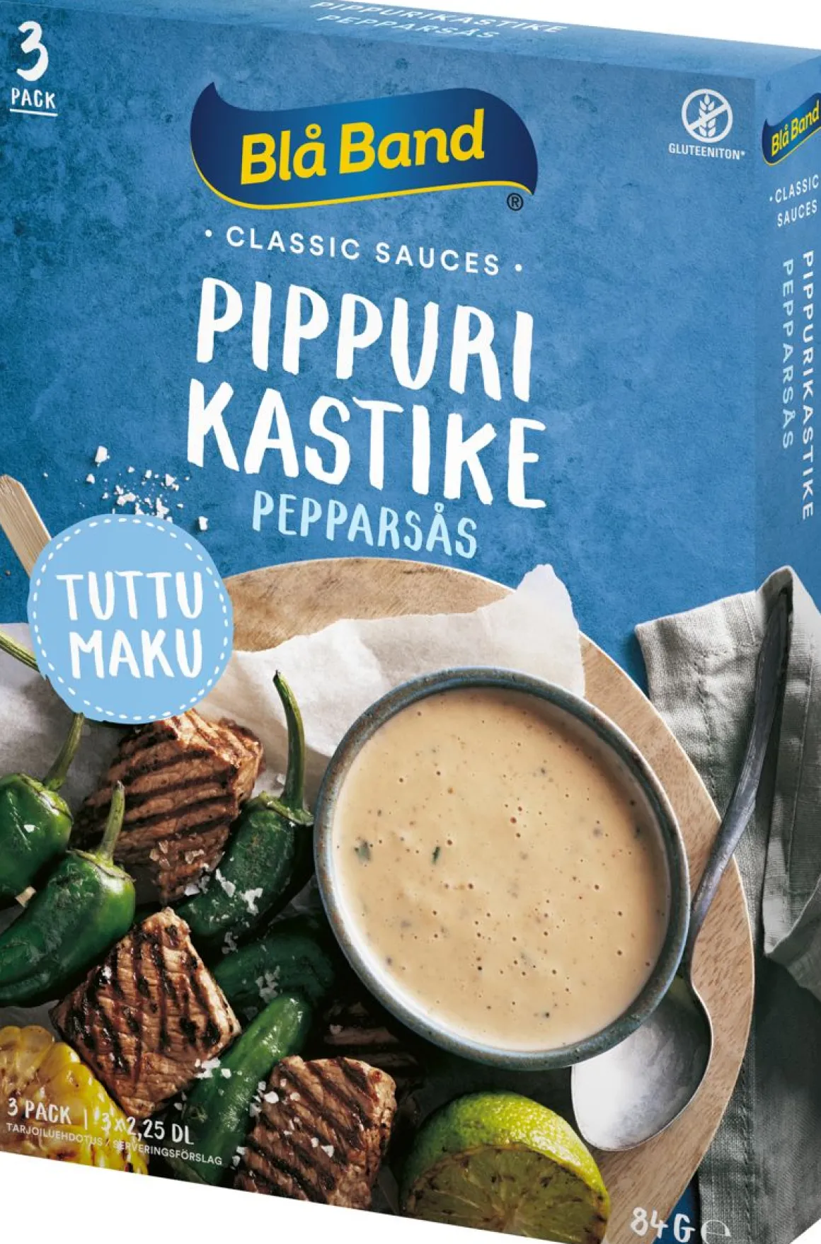 BLÅ BAND KASTIKE PIPPURI GTON 3-PACK 84 G